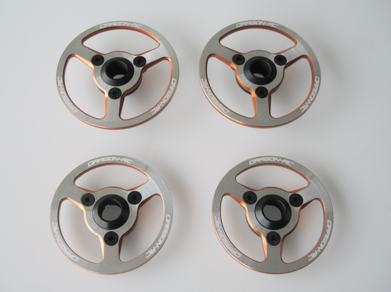 Setup wheels 1/8 front and rear #217001 - DragonRC